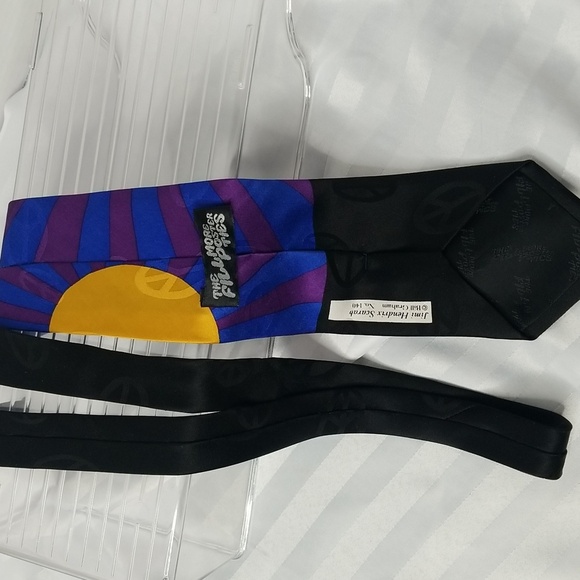Vintage Fillmore West Jimi Hendrix Neck Tie Scarab Bill Graham NO#140 - Picture 3 of 9